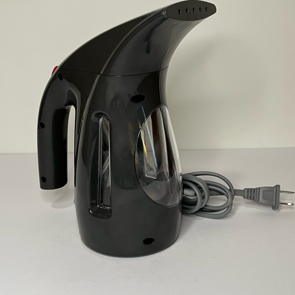 Handheld Dark Gray Garment Steamer - Portable Travel Steamer